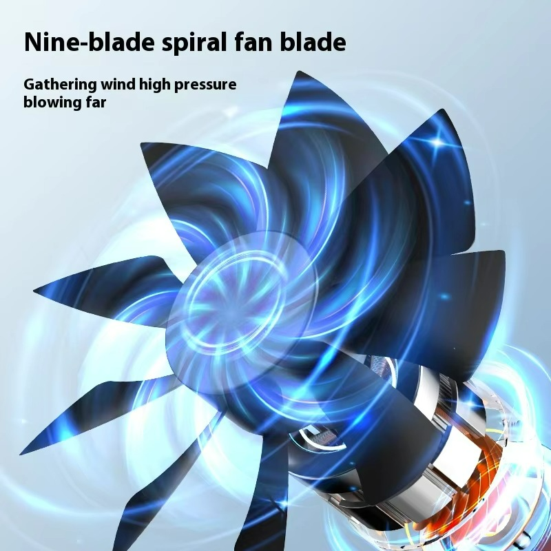Ventilateur Portable Rechargeable - Refroidissement Instantané et Silencieux