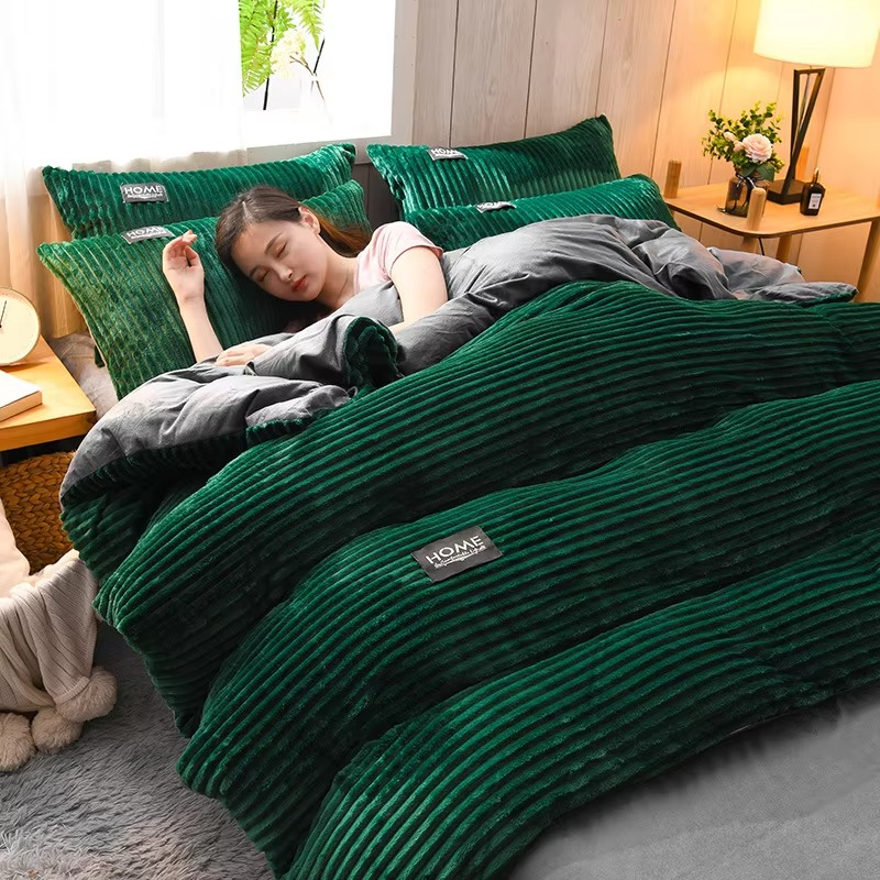 Housse de Couette en Fleece Velours - Douceur et Chaleur Exceptionnelle