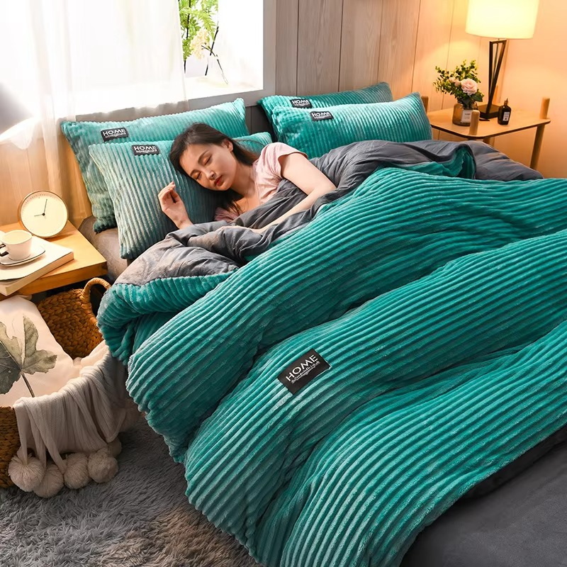 Housse de Couette en Fleece Velours - Douceur et Chaleur Exceptionnelle