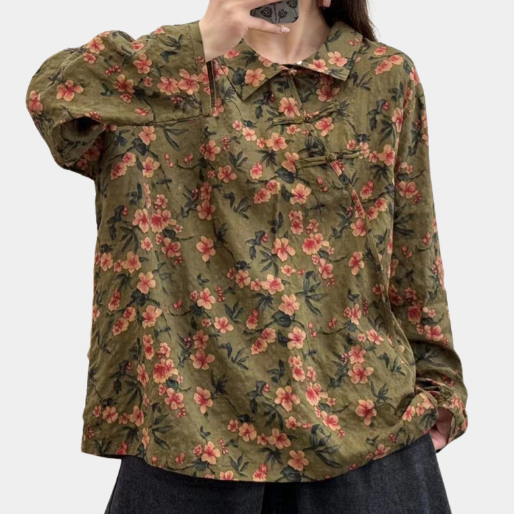 Chemisier Floral pour Femmes - Élégance et Confort au Quotidien