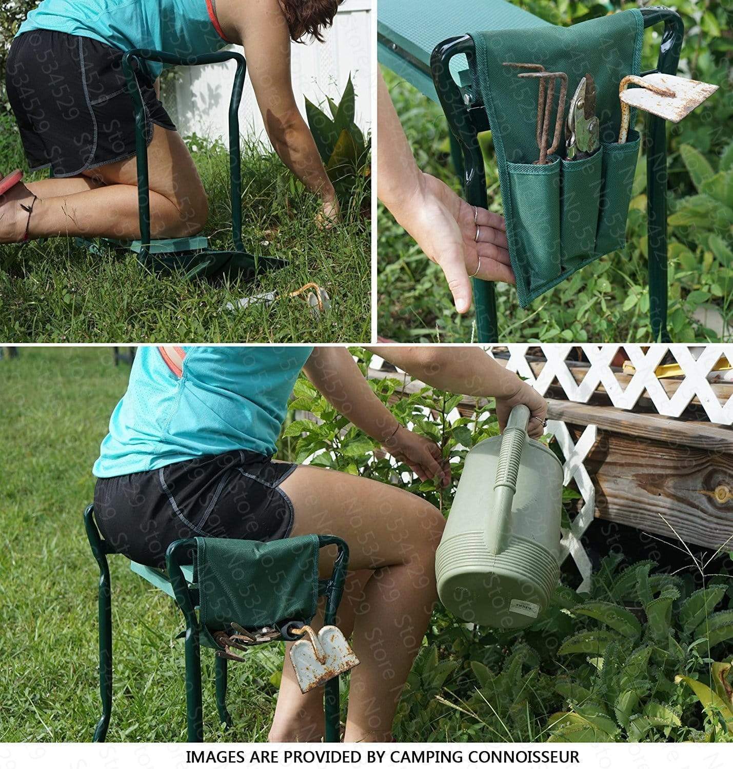 Banc de Jardinier Pliable Ergonomique - Confort et Étanchéité pour Jardinage Sans Douleur