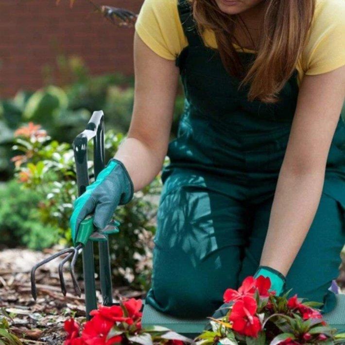 Banc de Jardinier Pliable Ergonomique - Confort et Étanchéité pour Jardinage Sans Douleur