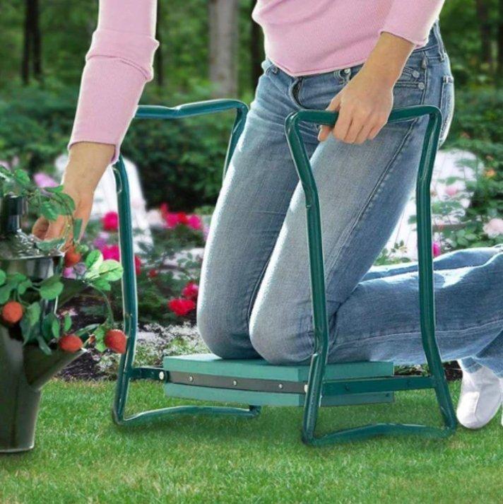 Banc de Jardinier Pliable Ergonomique - Confort et Étanchéité pour Jardinage Sans Douleur