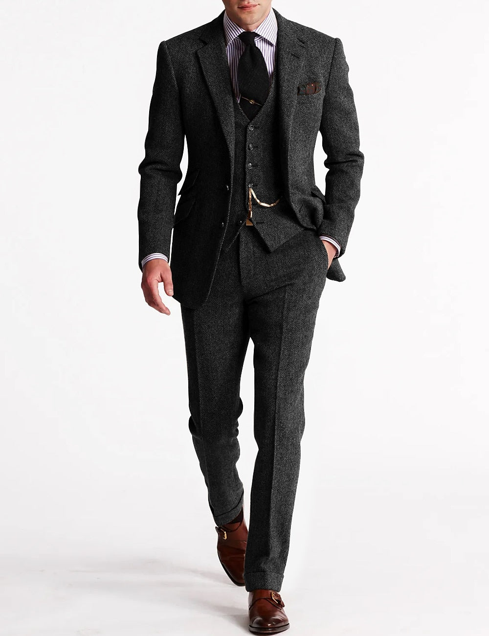 Costume Vintage Rétro pour Hommes - Élégance Intemporelle et Confort Durable