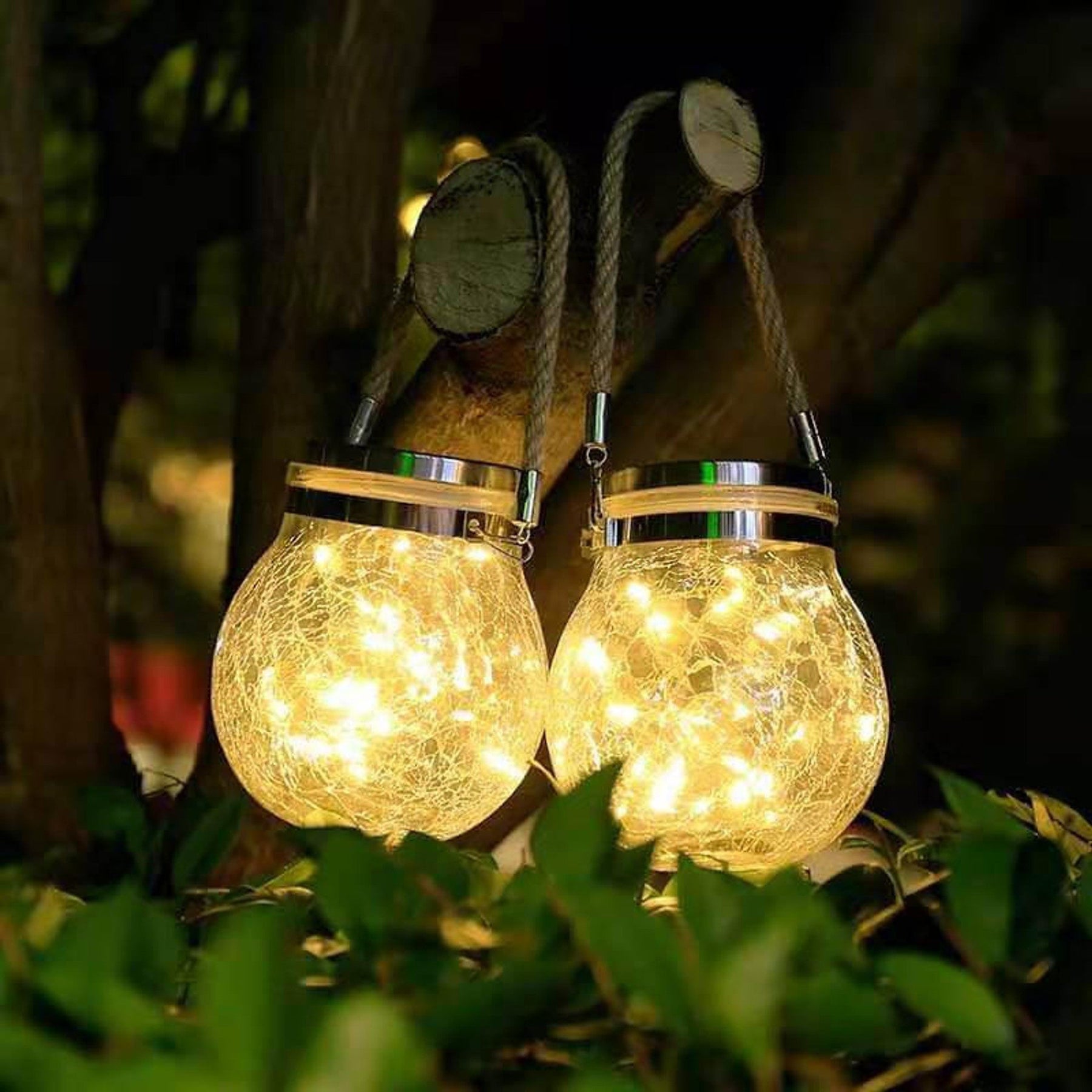 Lampe Solaire en Verre - Éclairage Écologique et Élégant