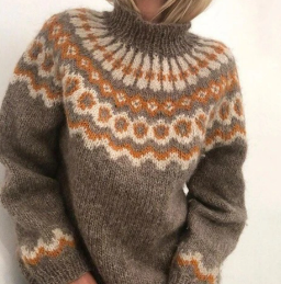 Pull en Tricot Rétro pour Femmes - Style Vintage et Confort Douillet