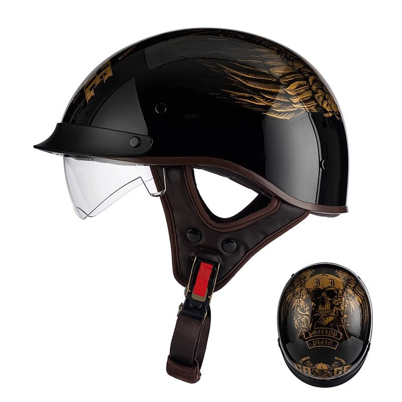 Casque de Moto Urbain - Confort, Sécurité et Style Élégant