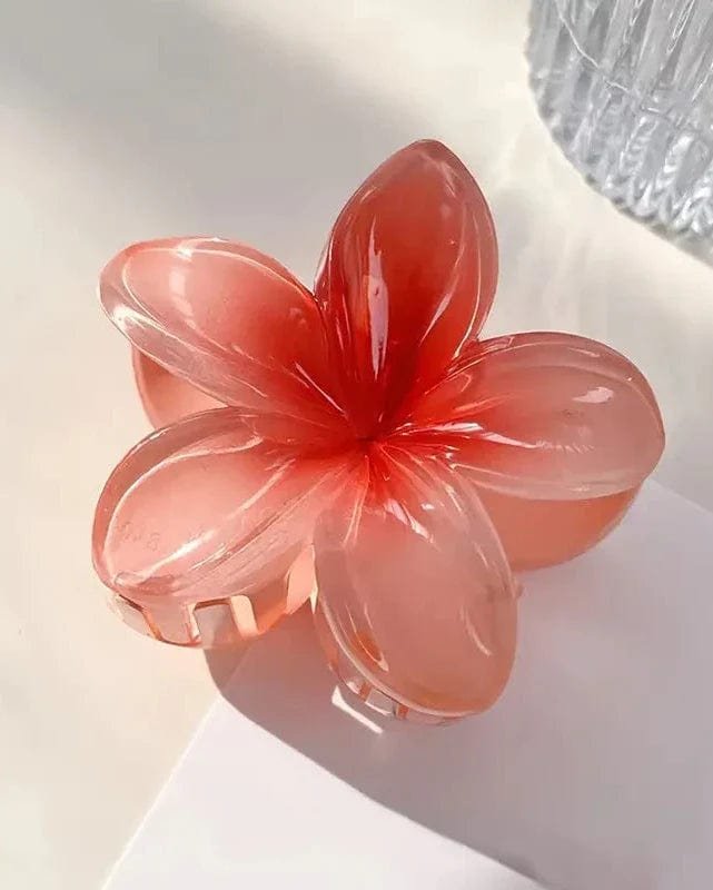 Barrette fleurie style coiffure printemps