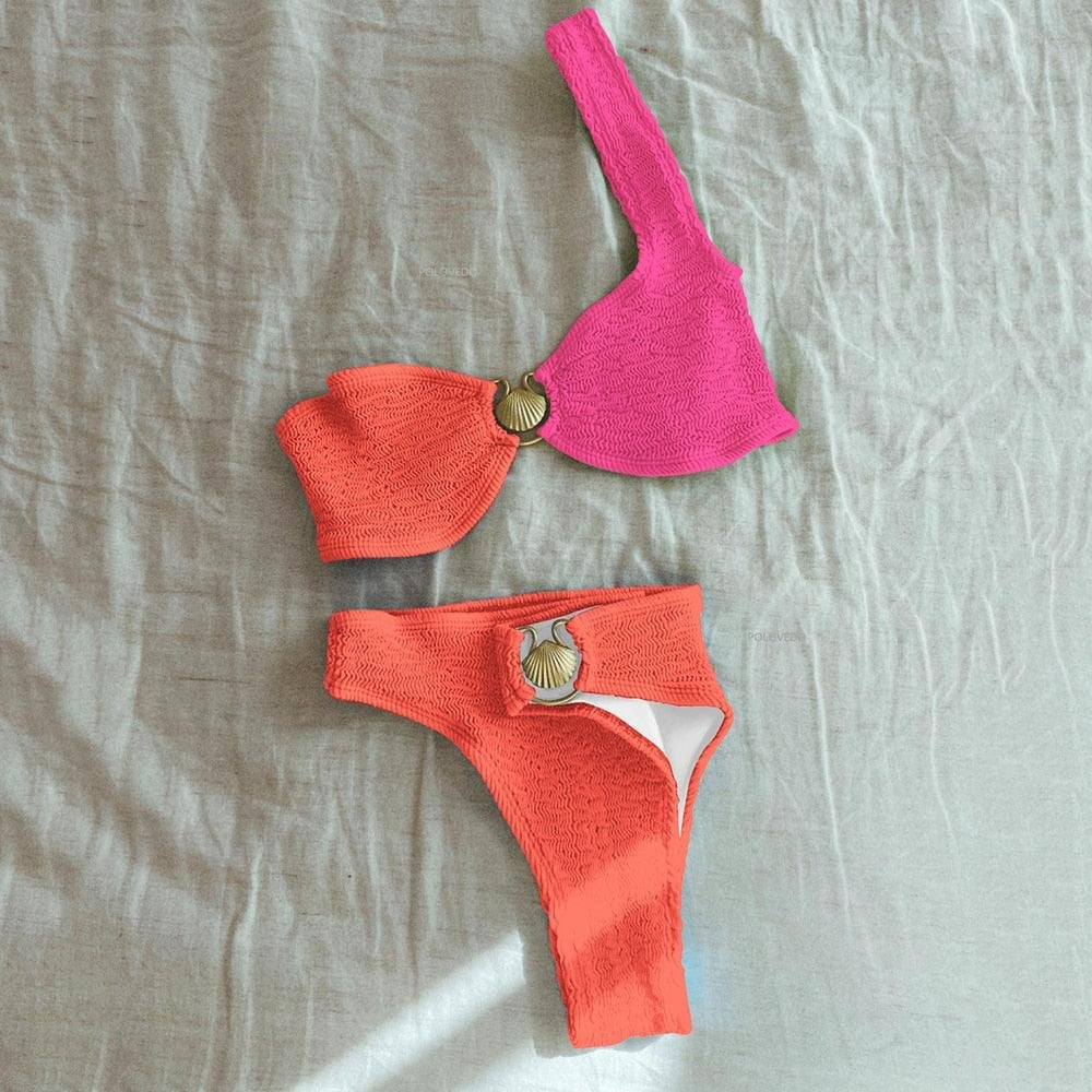 Maillot de bain asymétrique été