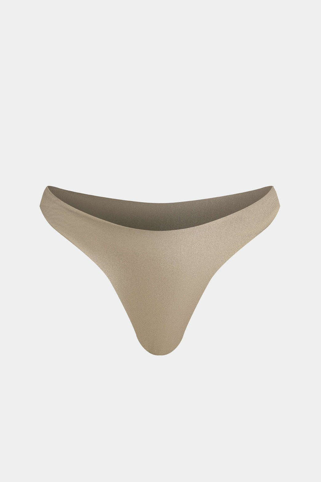 Bikini métallique doré vue ensemble été