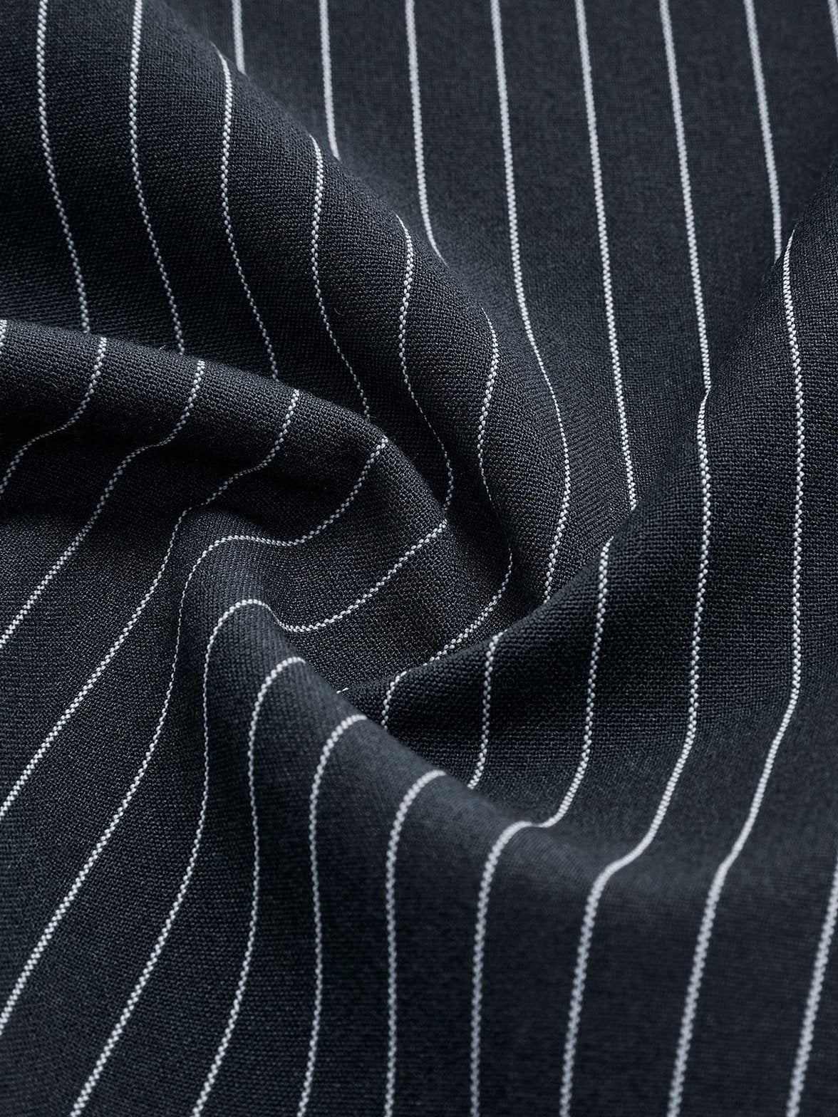 Veste tailleur rayée noir nova