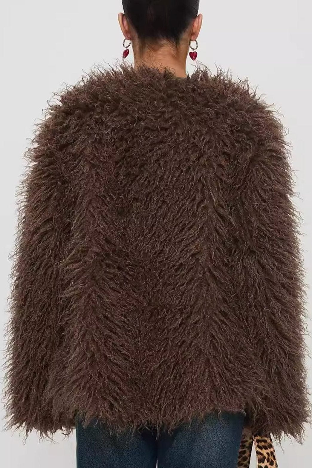 Blazer fourrure stylé moderne