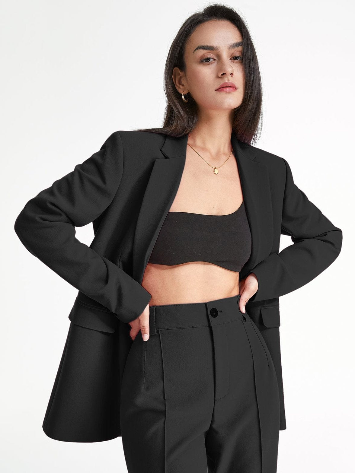 Blazer détail poche vent