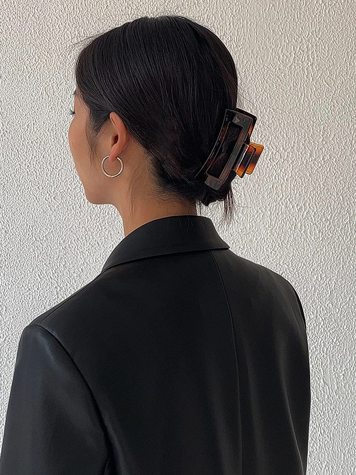 Blazer simili-cuir détail col - Sublime