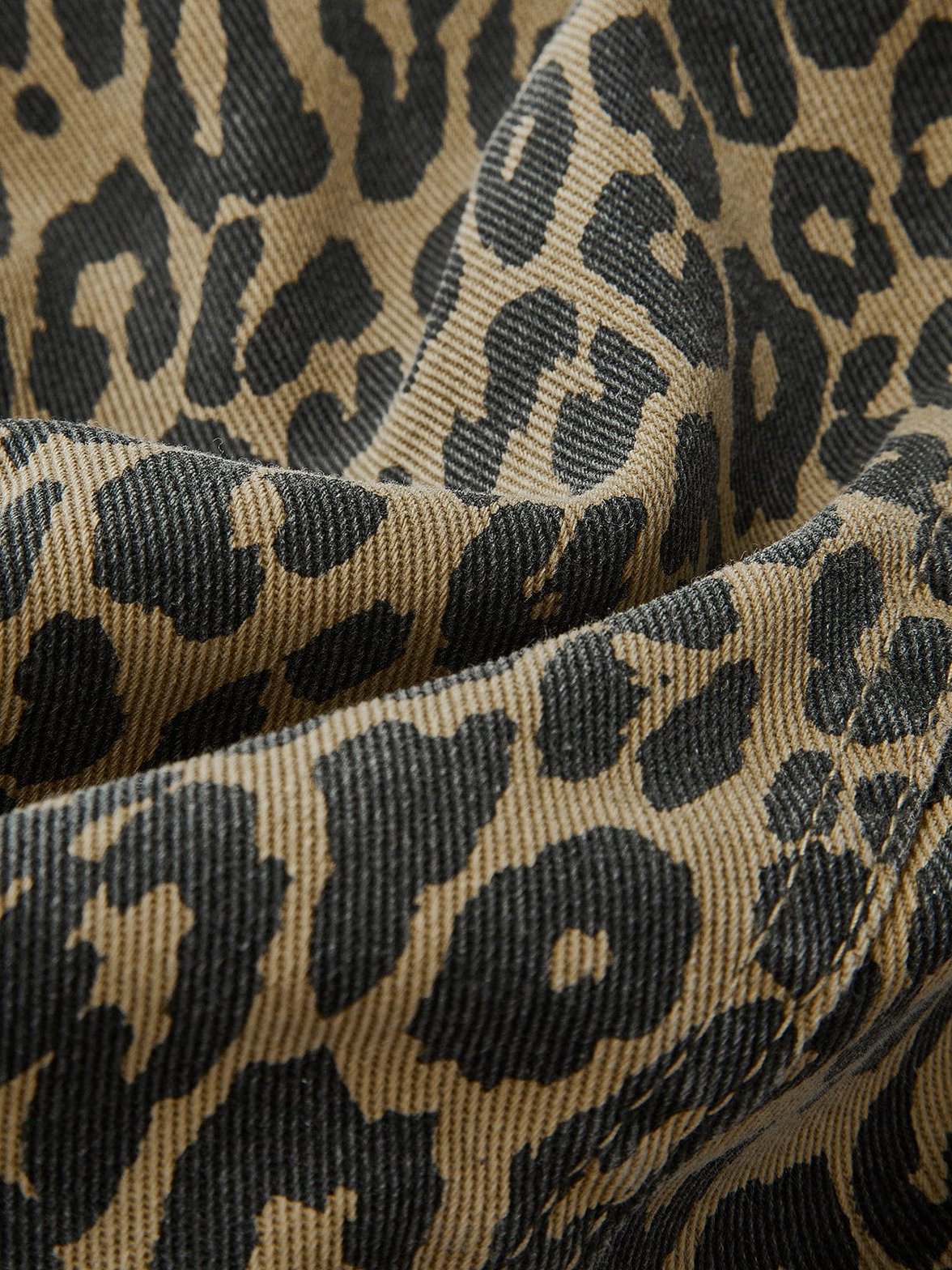 Blazer léopard détail tissu nuage