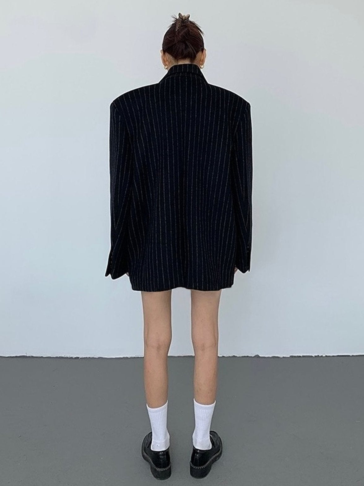 Blazer business rayé prestance