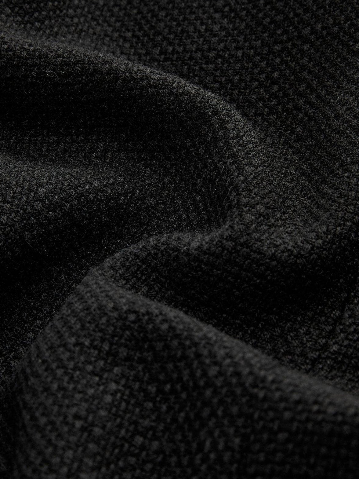 Blazer tweed porté vue complète pluie