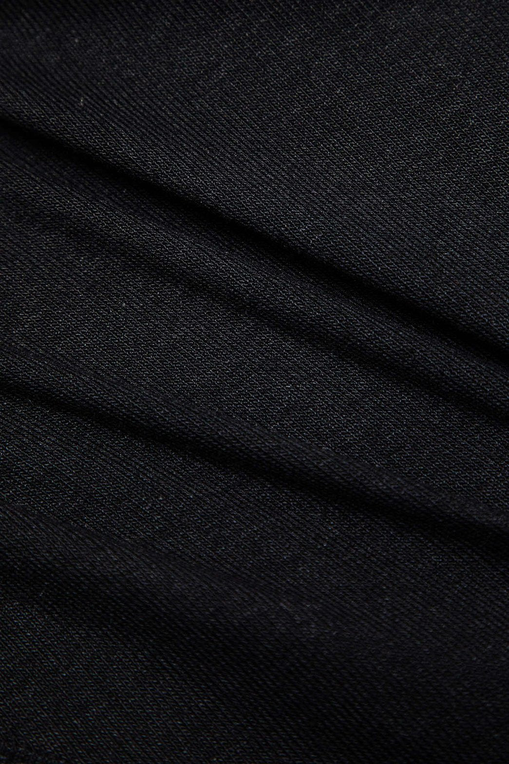 Body asymétrique noir dos-nu détail bretelles lune