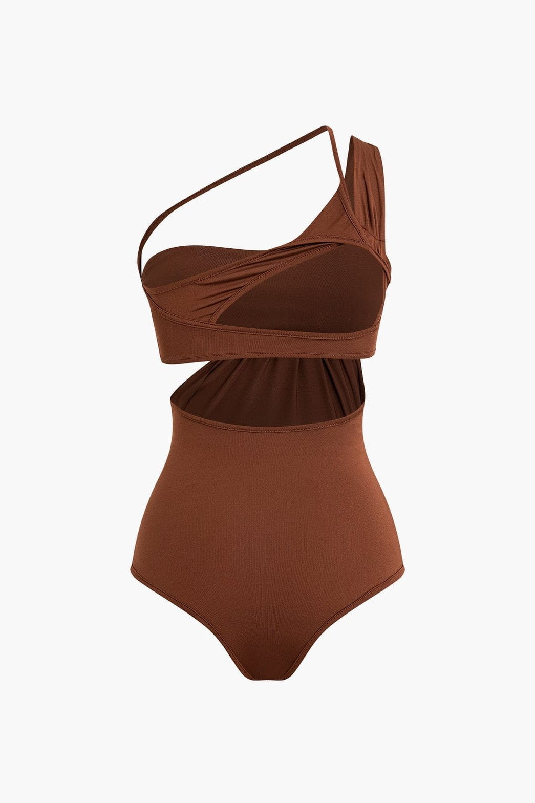 Body asymétrique dos nu marron glamour lune