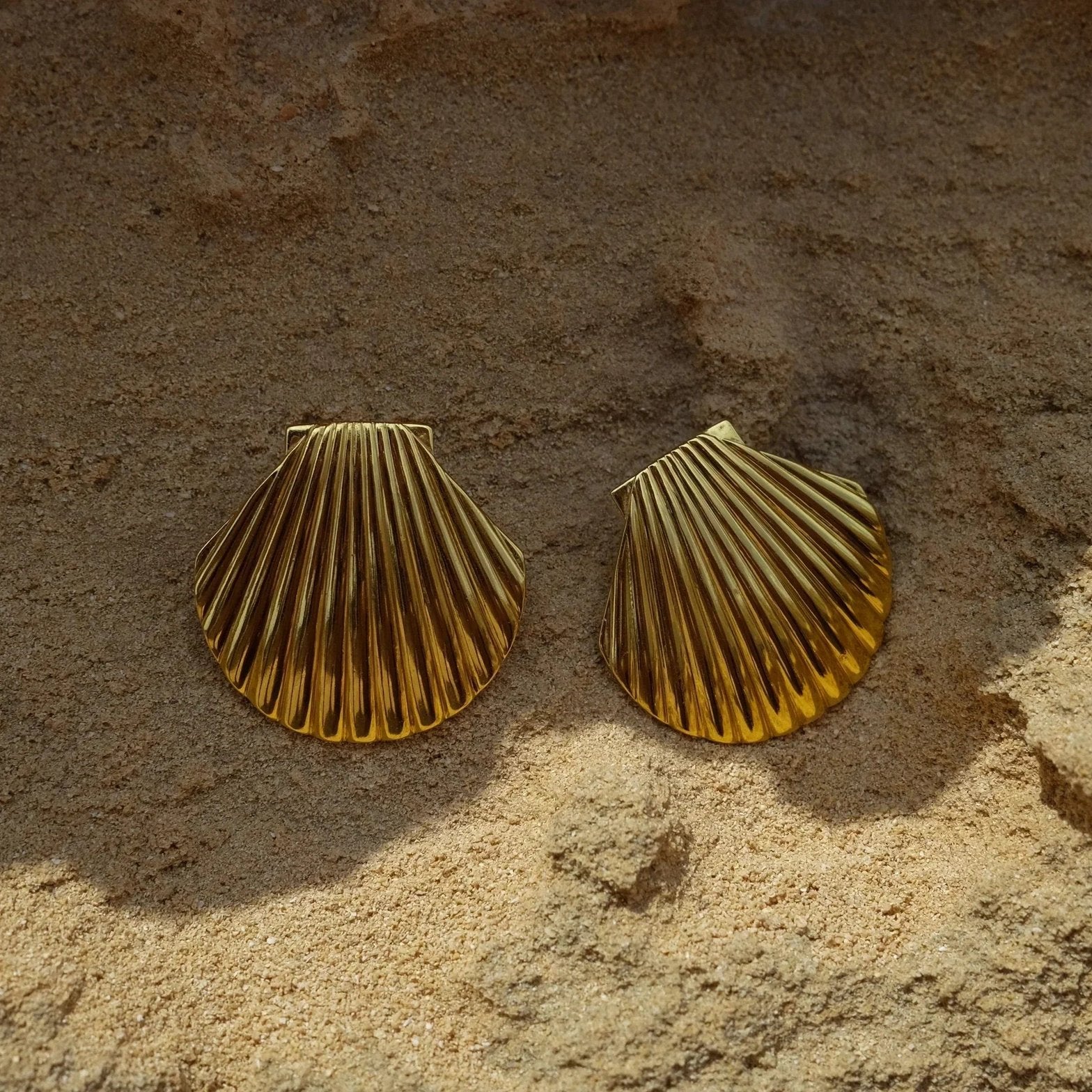 Bijou coquillage design sable