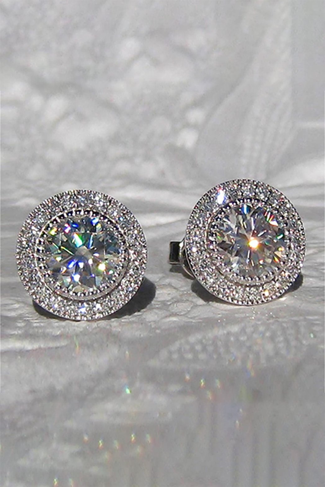 Boucles d'oreilles en cristal élégantes éclat