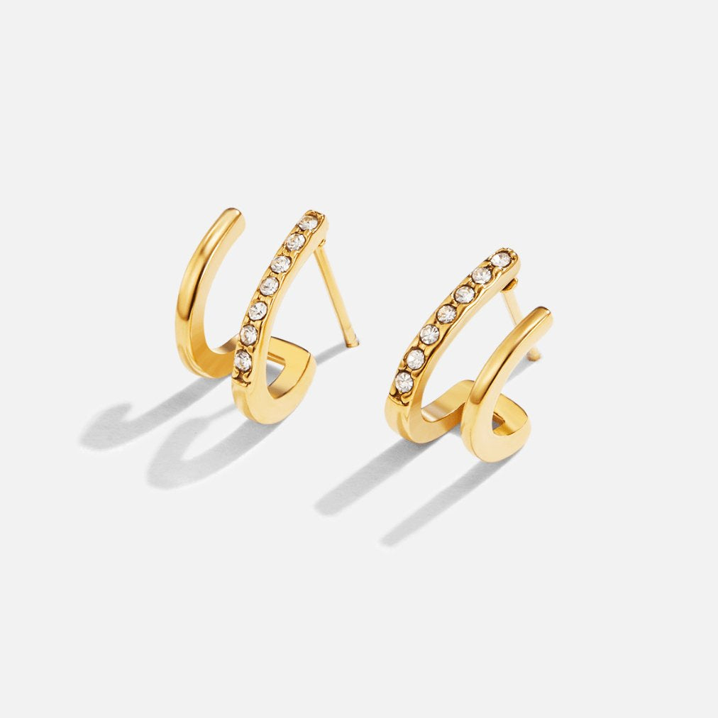 Boucles d'oreilles cristal mode