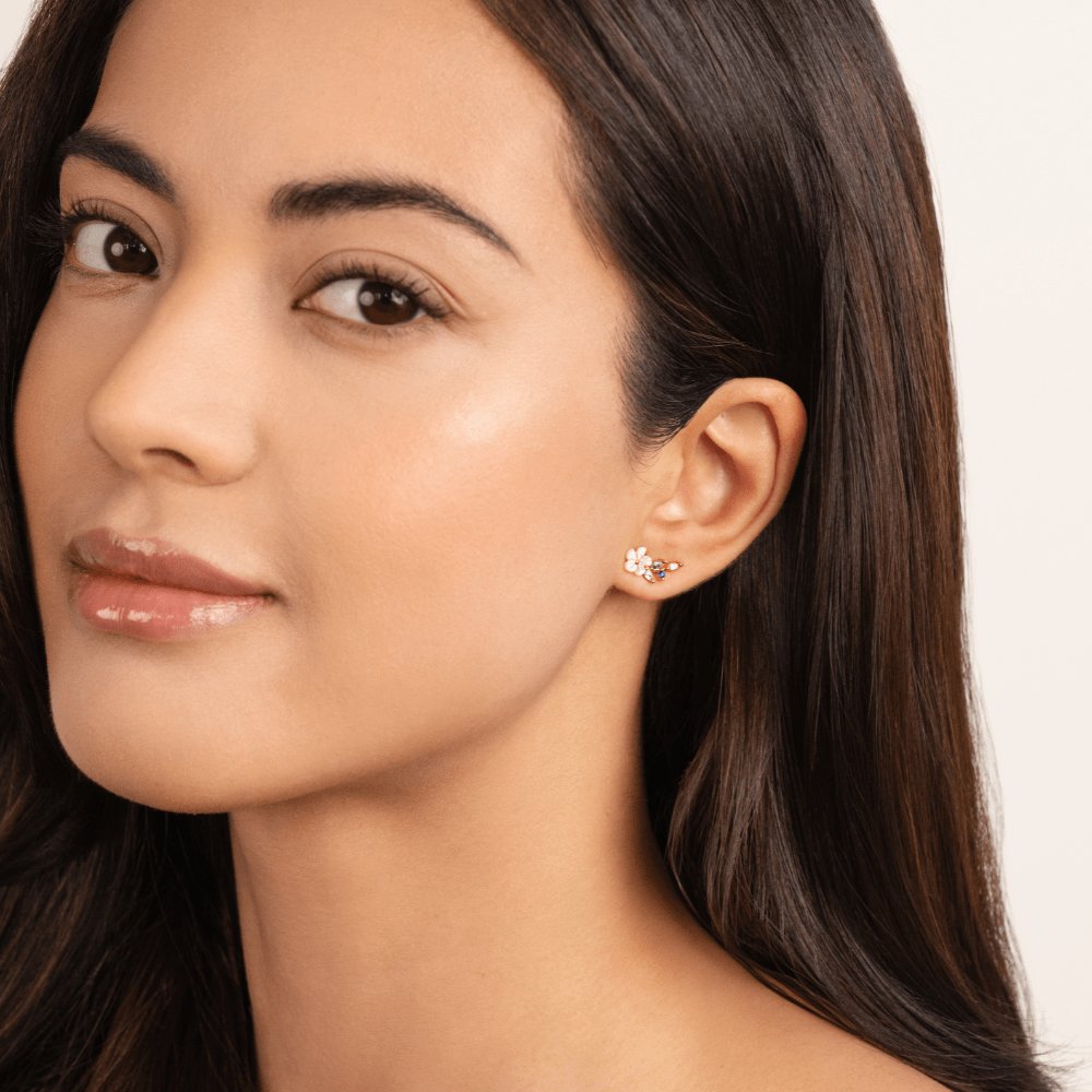 Guide taille boucles d'oreilles fleur étoile