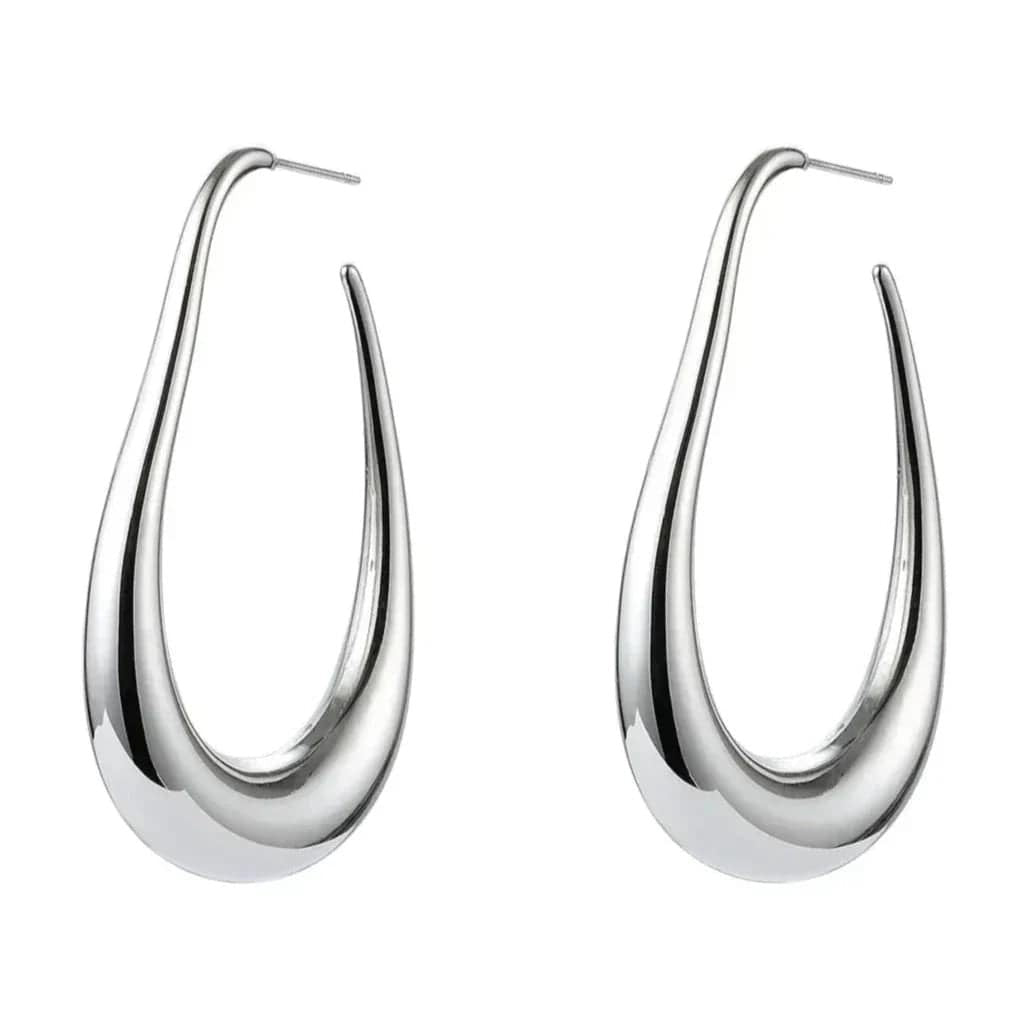 Boucles d'oreilles détail brillance perle