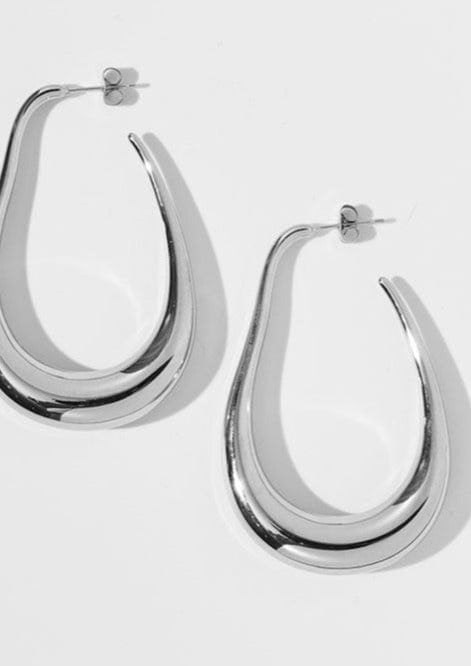 Boucles d'oreilles style moderne opale
