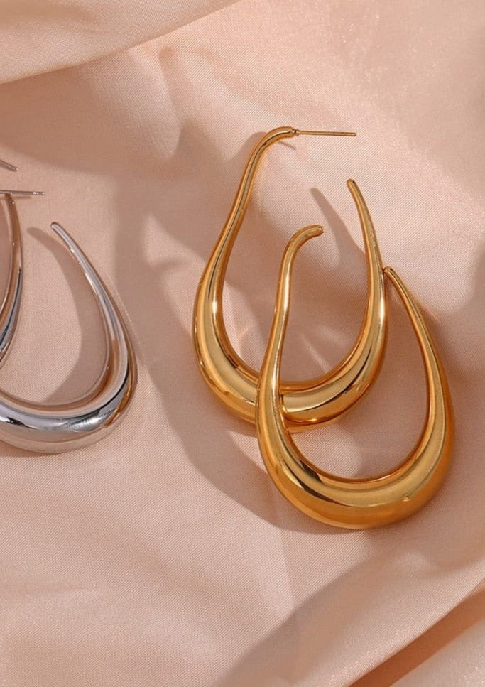 Boucles d'oreilles ambiance mode rubis