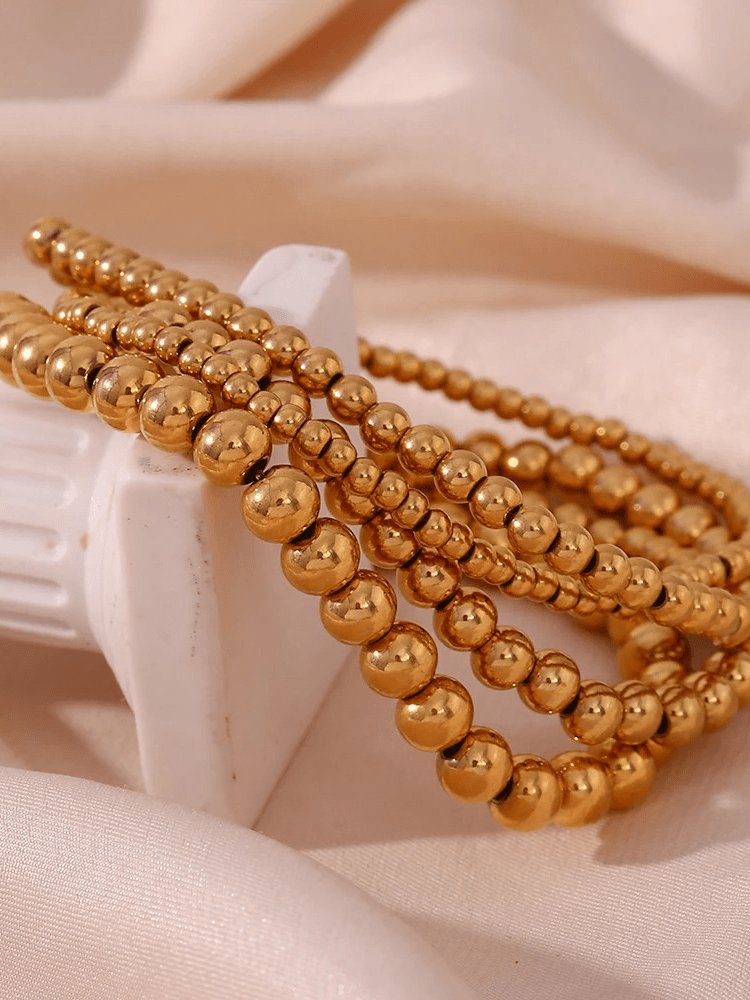 Bracelet minimaliste doré douceur