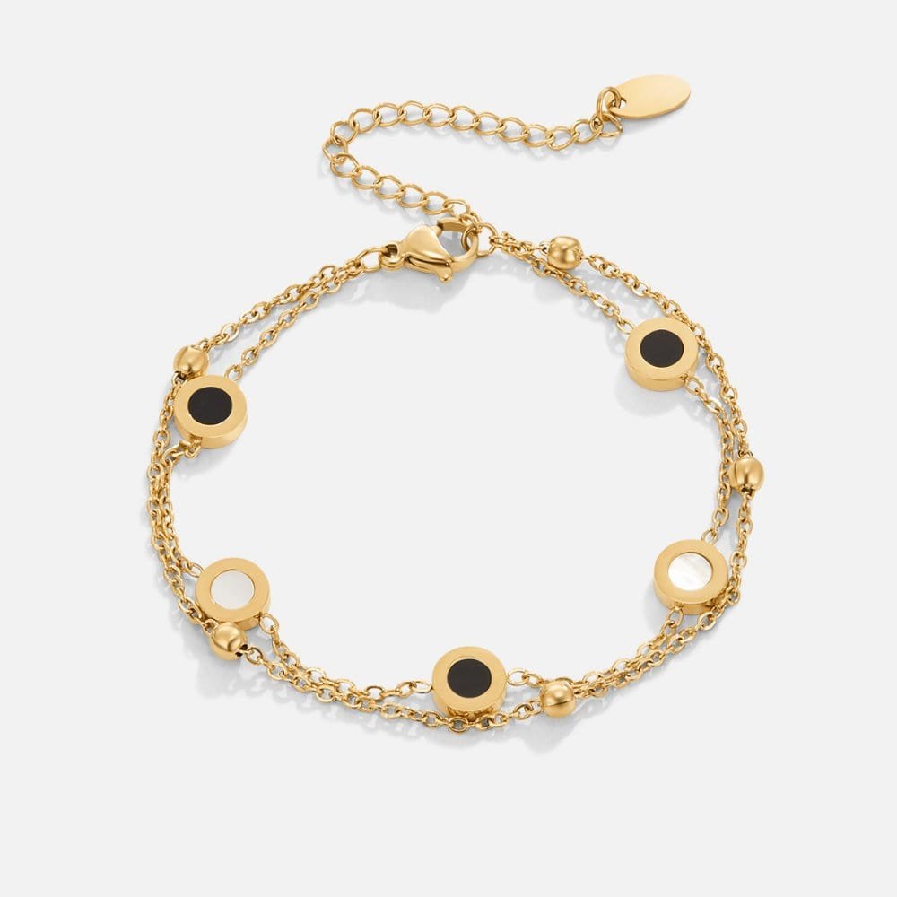 Détail fermoir bracelet pierre étoile