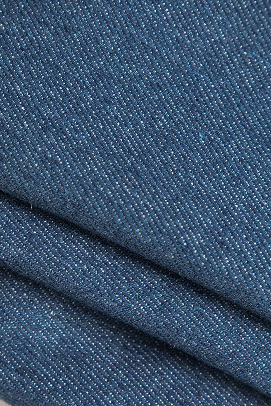 Vue arrière bustier denim océan