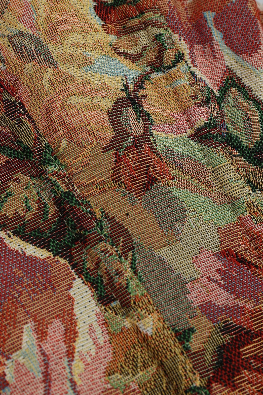 Bustier jacquard fleuri porté style douceur
