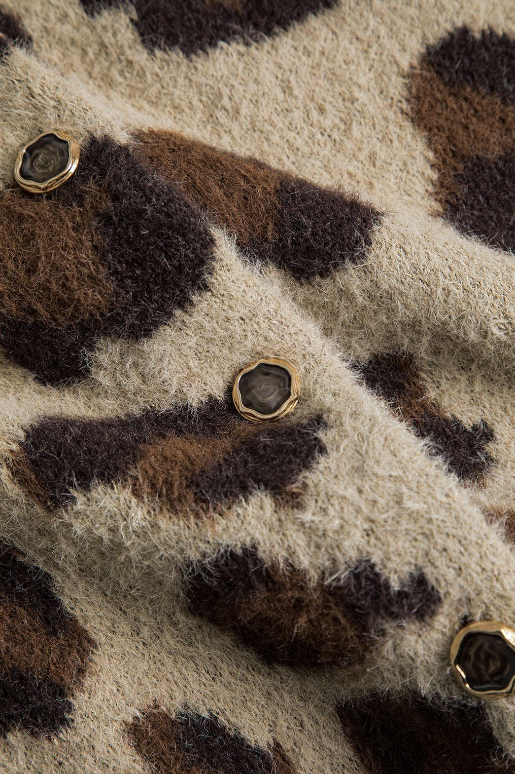 Cardigan imprimé animal chic tendance