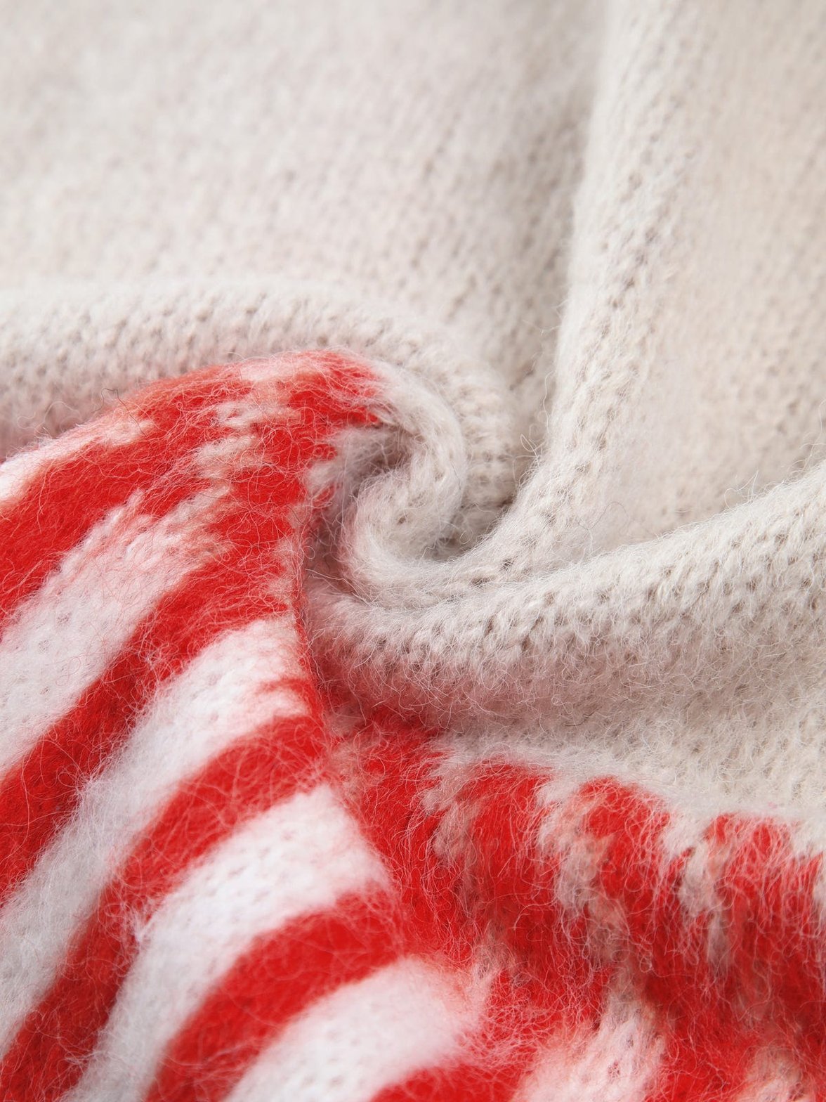 Cardigan motif étoile beige look complet tendance