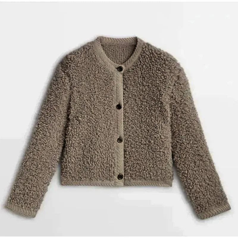 Cardigan Teddy Douillet en Peluche