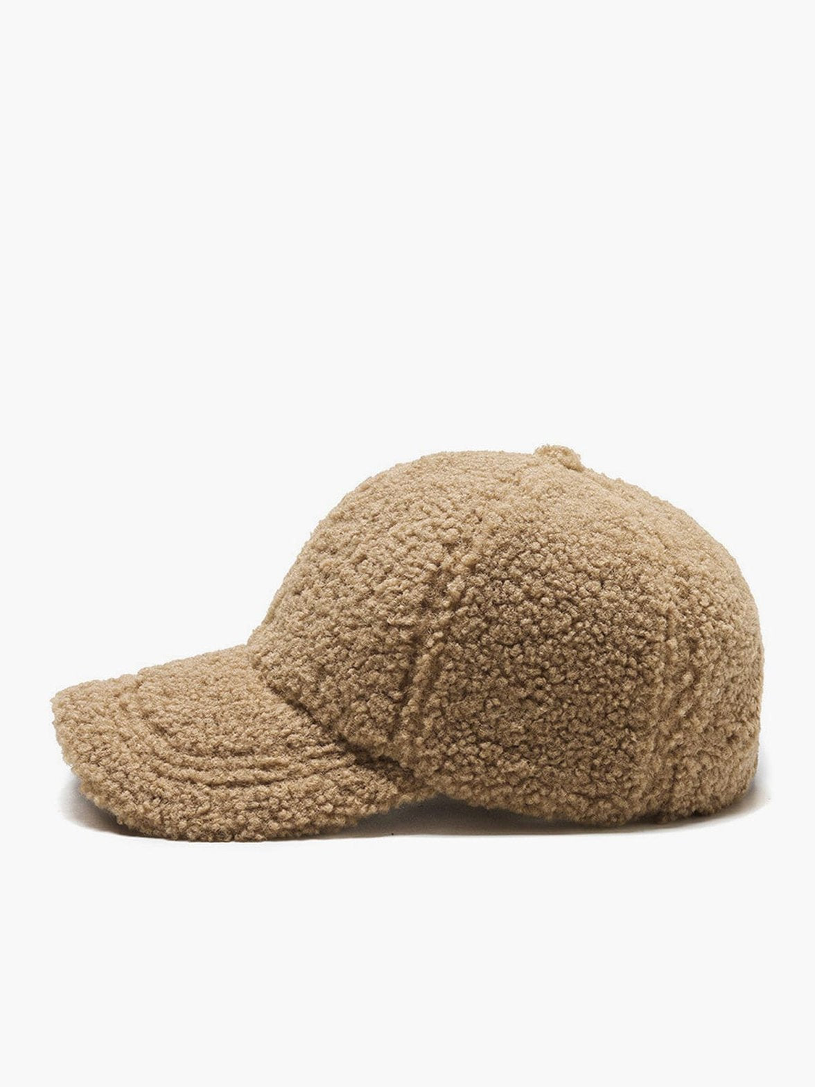 Casquette baseball peluche douceur