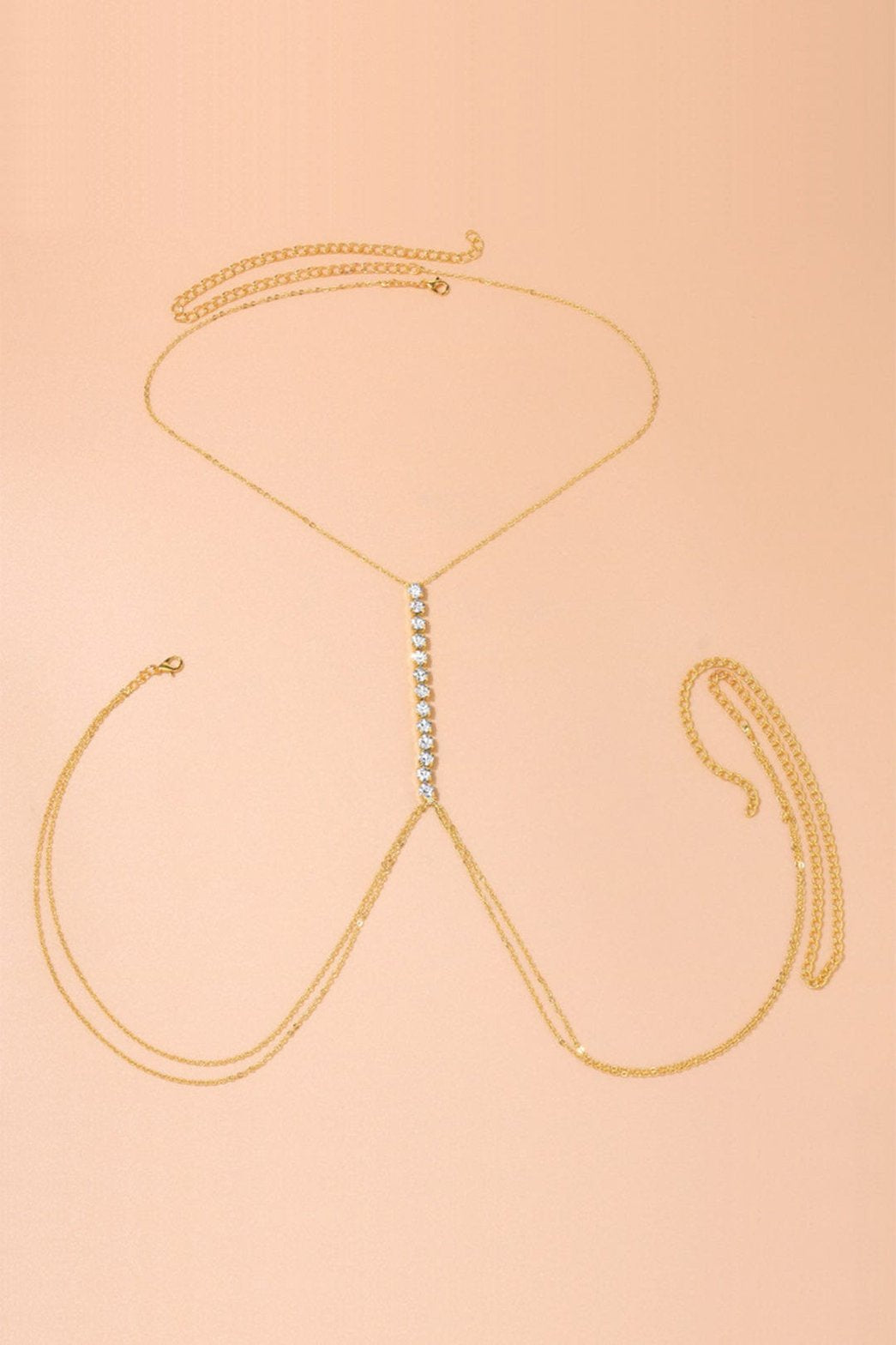 Bijou de corps en strass brillant élégance