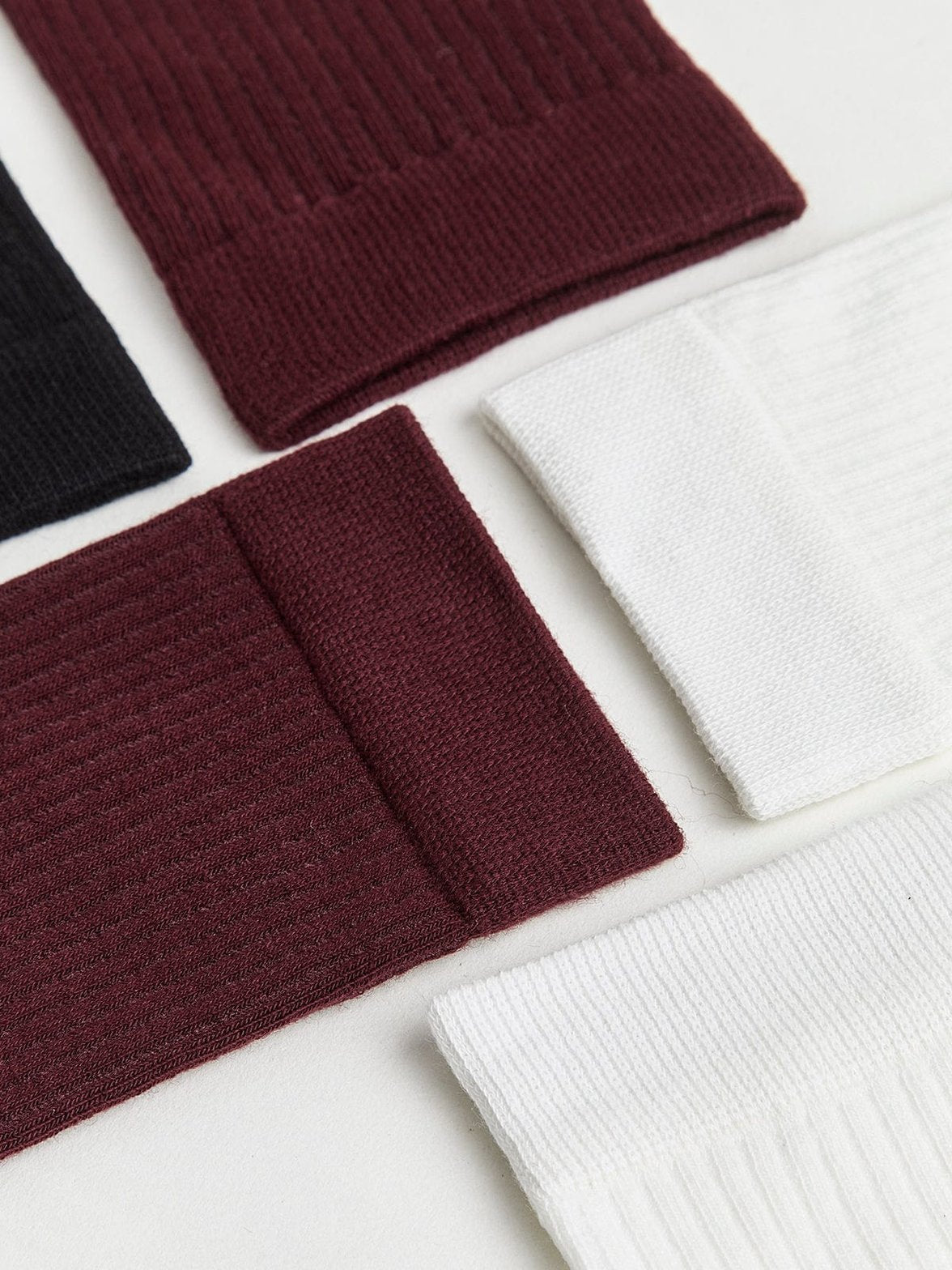 Chaussettes coton détail textile vent