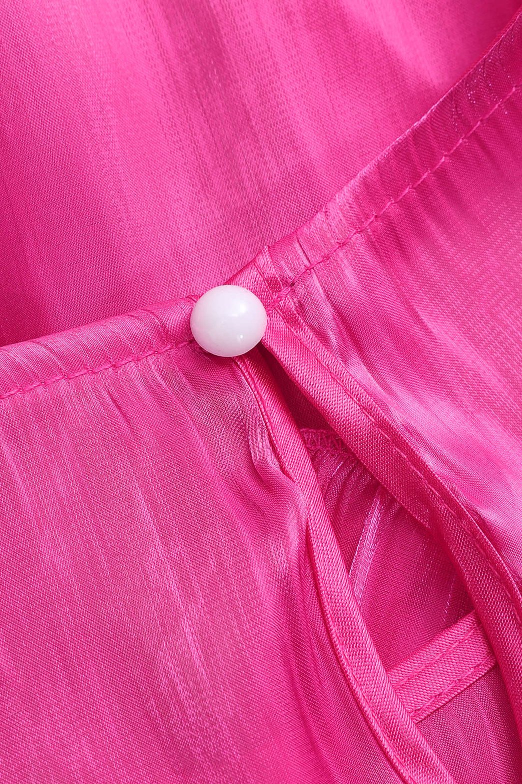 Chemise élégante détails perles nuage