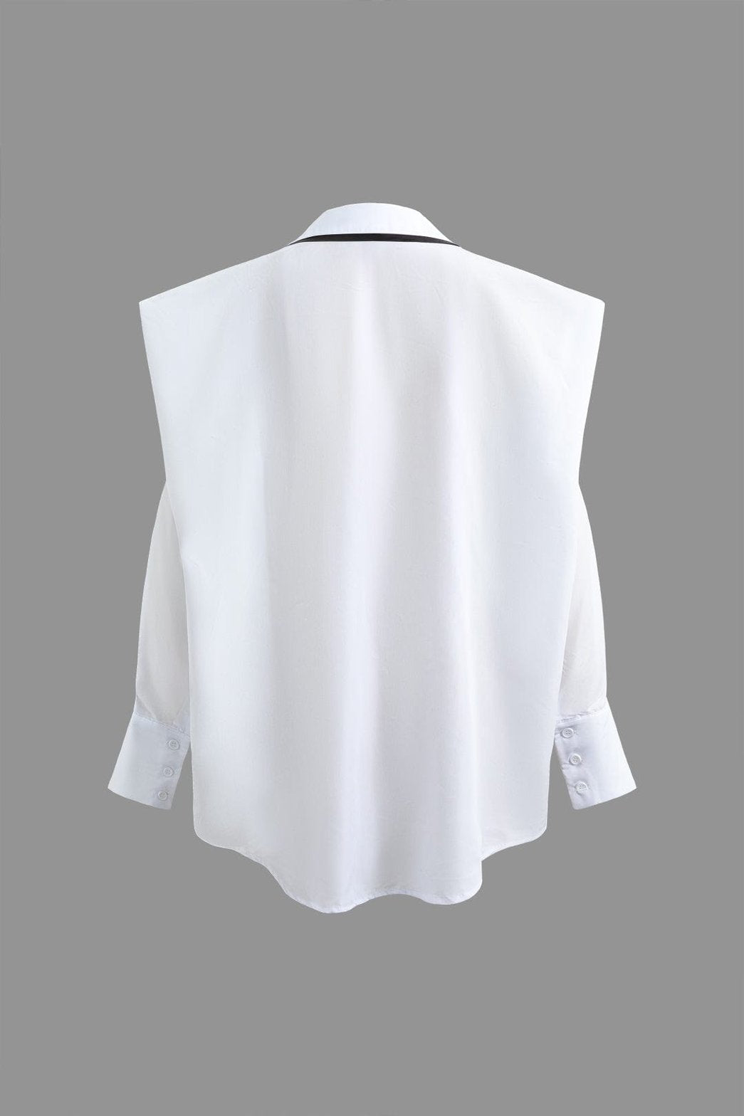 Chemise blanche élégante vue de dos élégance