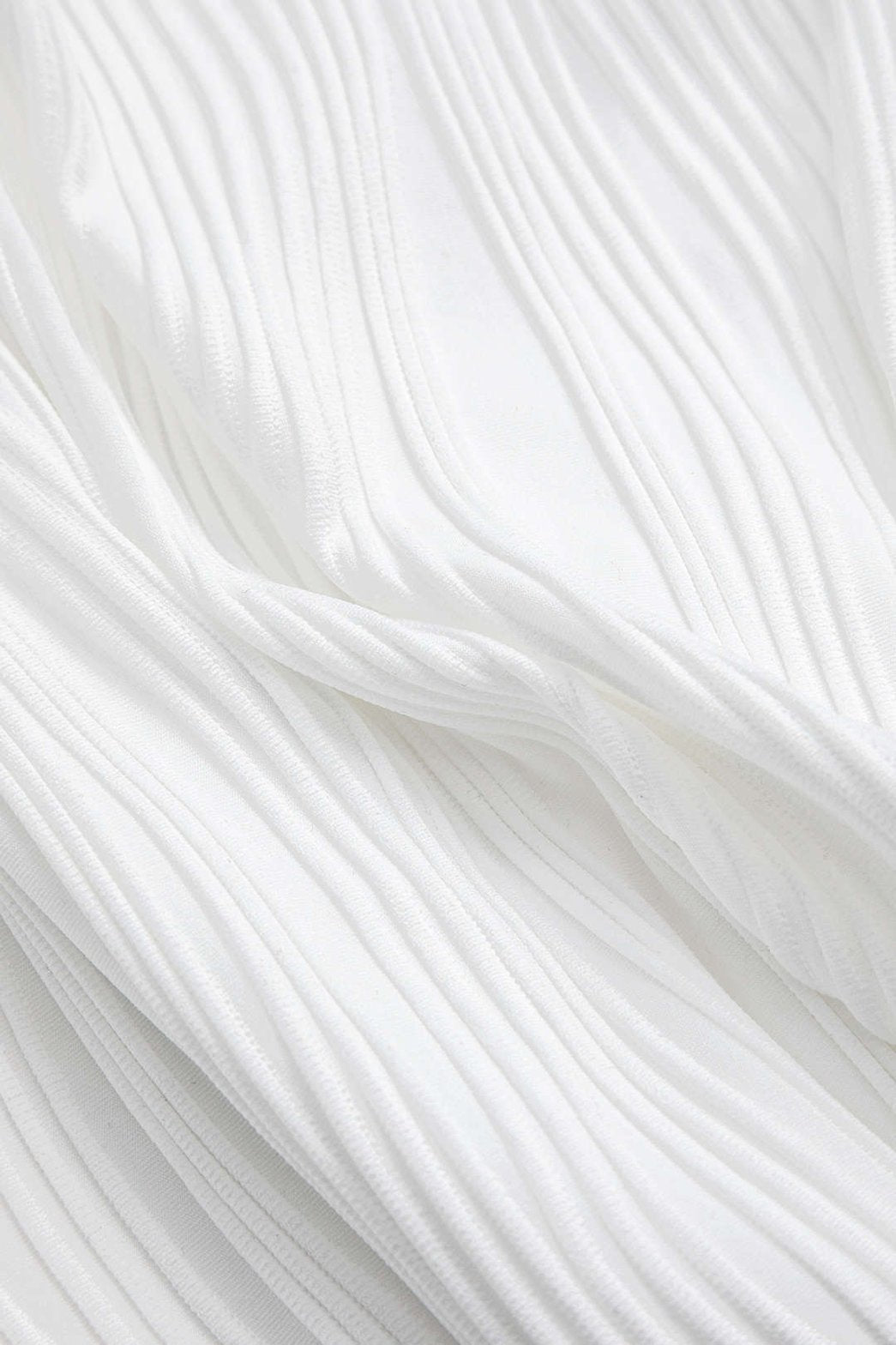 Chemise texturée blanche vue d'ensemble lune
