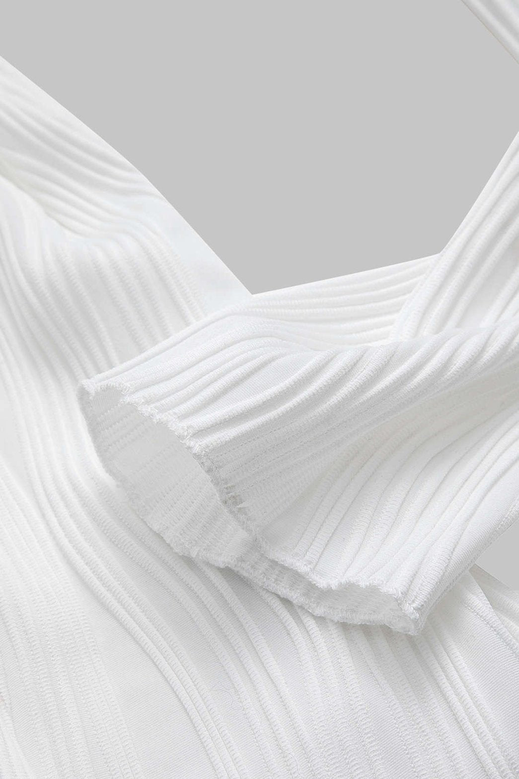 Chemise texturée blanche détail boutons étoile