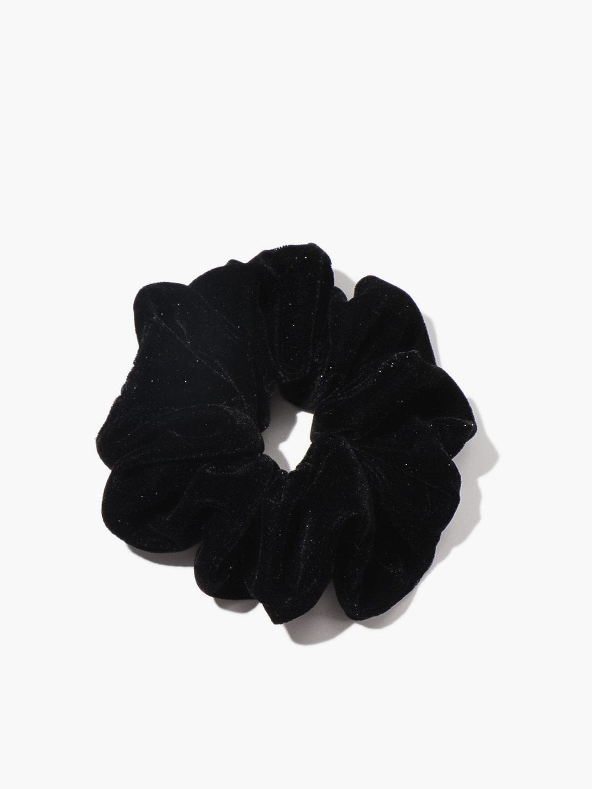 Chouchou velours rouge raffiné luxueux