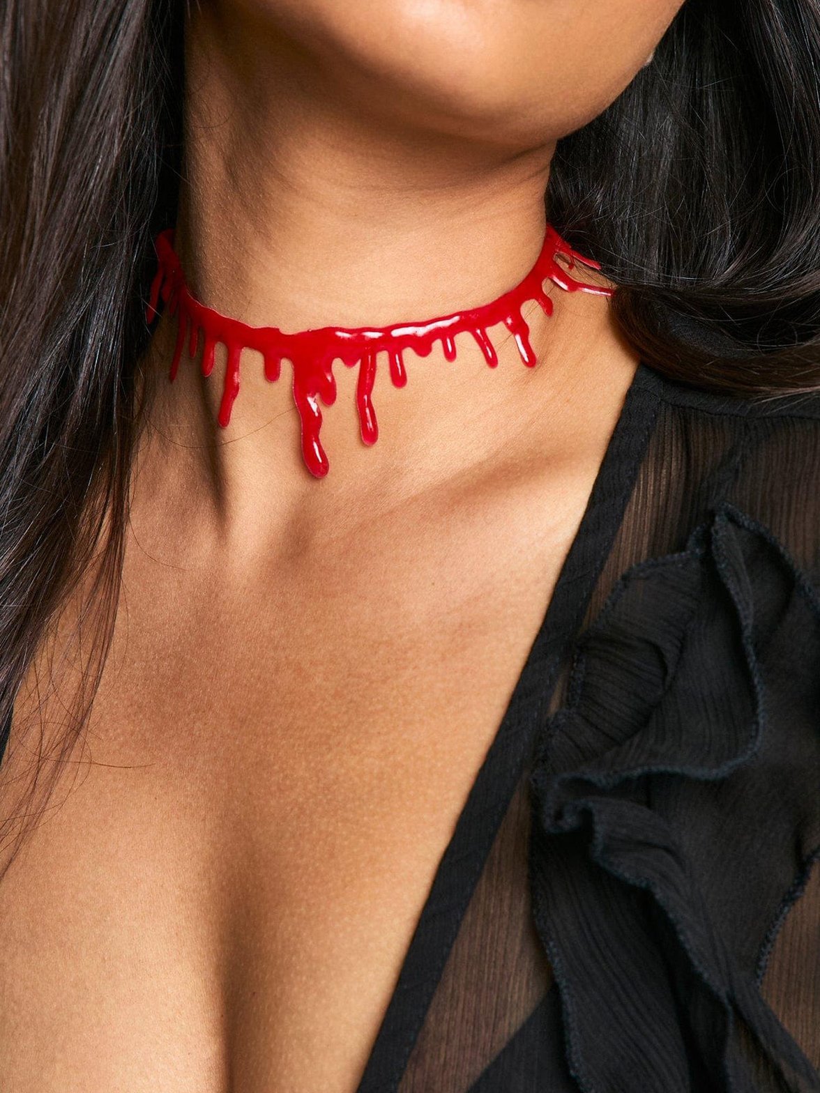 Collier déguisement halloween sorcière