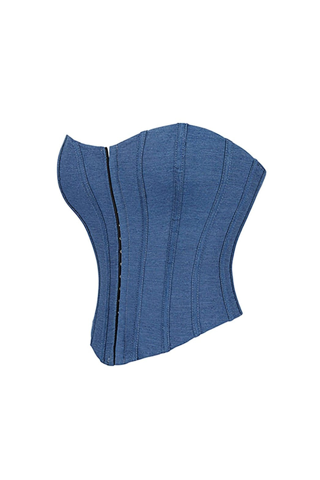 Bustier denim ajusté vue de dos breeze
