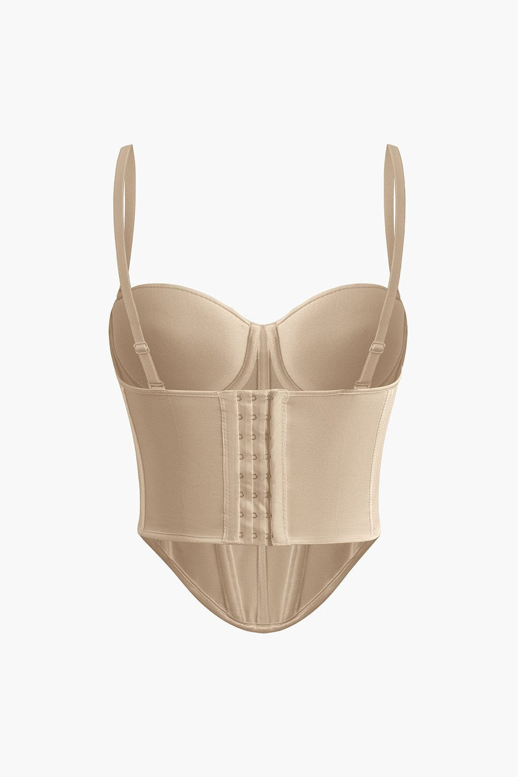 Vue rapprochée du bustier blanc étincelant