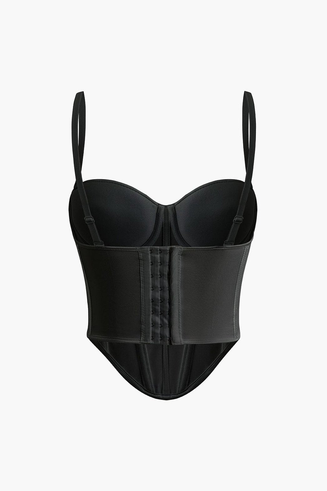 Corset blanc porté vue d'ensemble gracieux