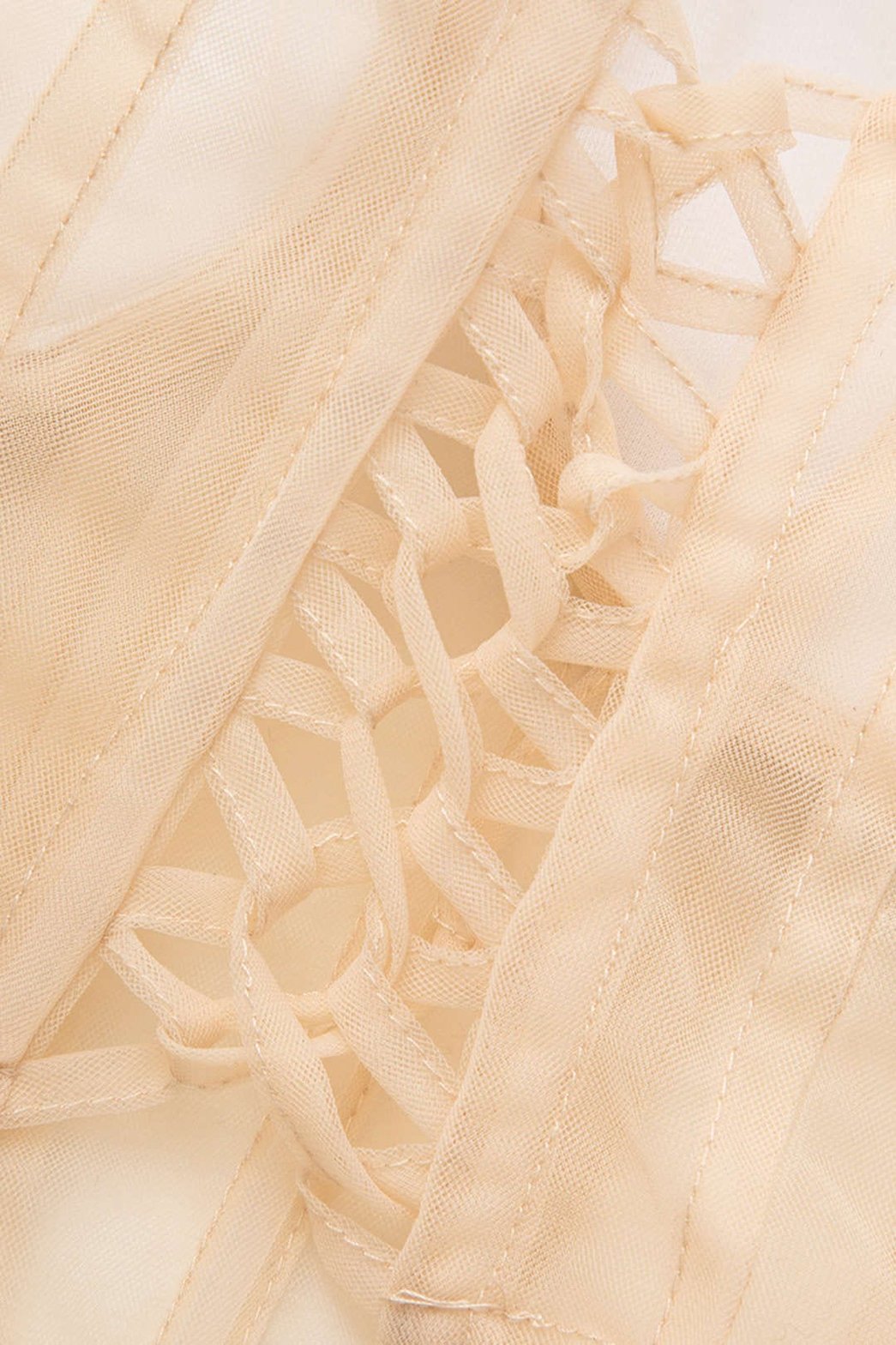 Corset transparent soirée raffiné